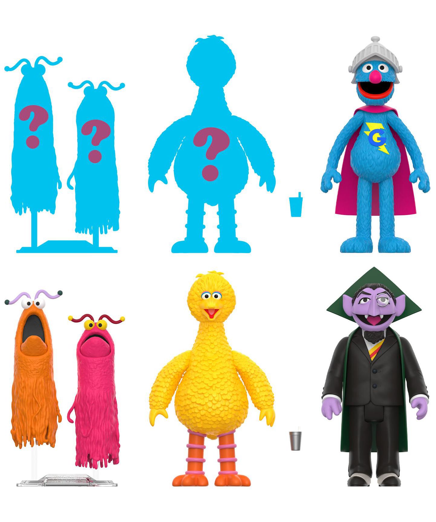 Детские фигурки Super7 Sesame Street Blind Box 12-Piece Figures, 14 Years & Up, цвет: Open Miscellaneous — фото 2