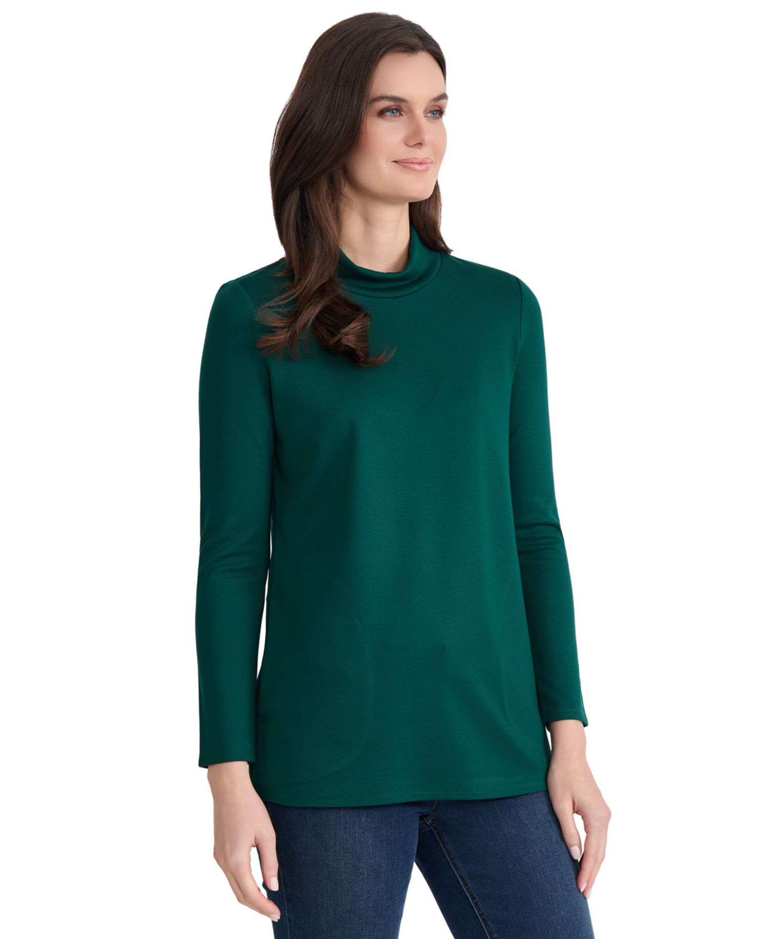 Women's Dakota Long Sleeve Mock Neck Tunic