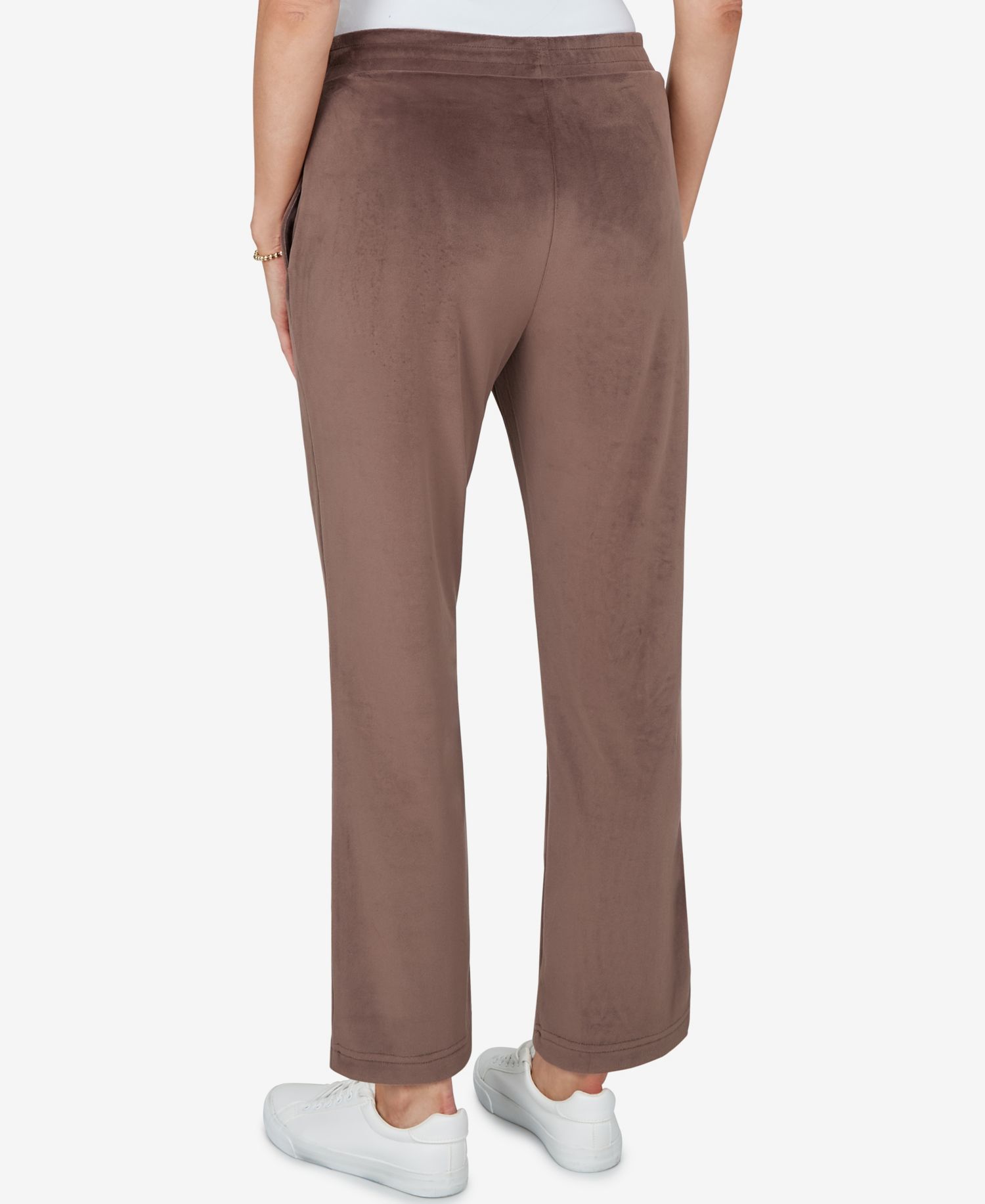 Petite Straight Pull-On Pants
