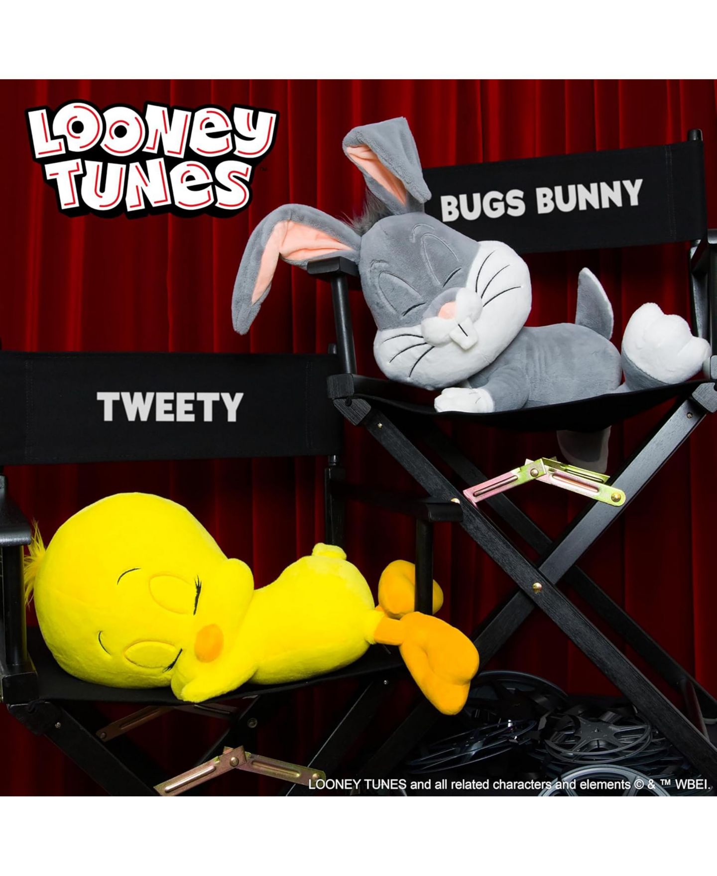 Детская мягкая игрушка Warner Brothers Bugs Bunny 18" Sleeping Plush, цвет: Разноцветный — фото 9