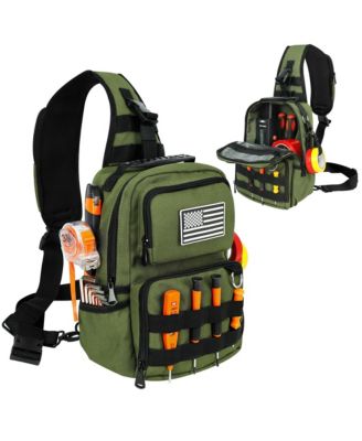 Heavy Duty Electricians Sling Tool Bag With Multi Pocket Molle System