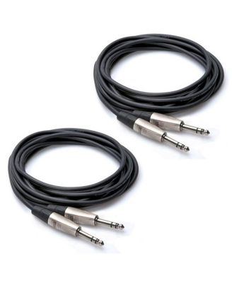 Pro Balanced 1/4" TRS Male to 1/4" TRS Male Interconnect Audio Cable 5 ft.