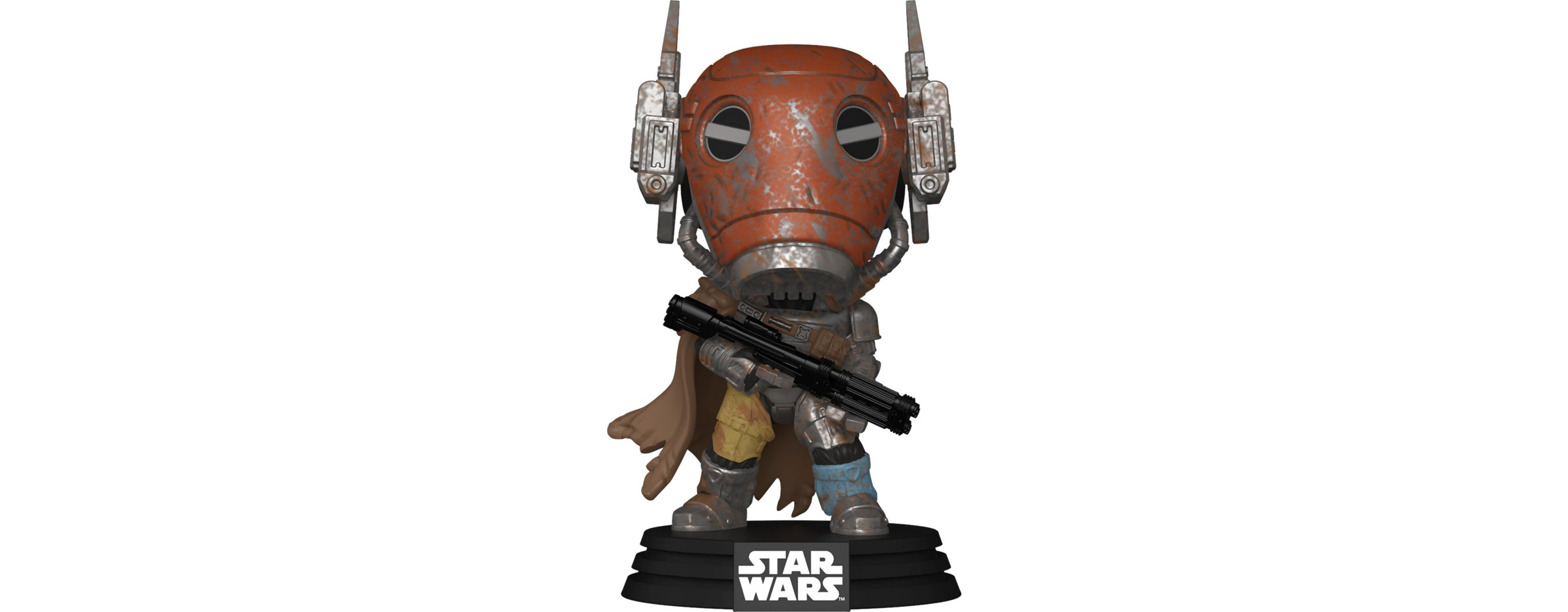 Funko Pop! Star Wars The Mandalorian and Grogu Mercenary Guard Droid 3.65" Vinyl Bobblehead Figure, Ages 3+