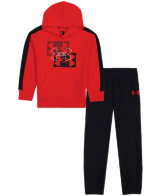 Boys' 4-20 Rival Fleece Long-Sleeve Crewneck Sweatshirt and Joggers, 2-Piece Set