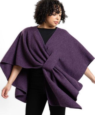 Women's Gloria Oversized V-Neck 3/4-Sleeve Poncho
