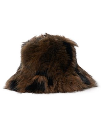 Pull-On Faux Fur Bucket Hat