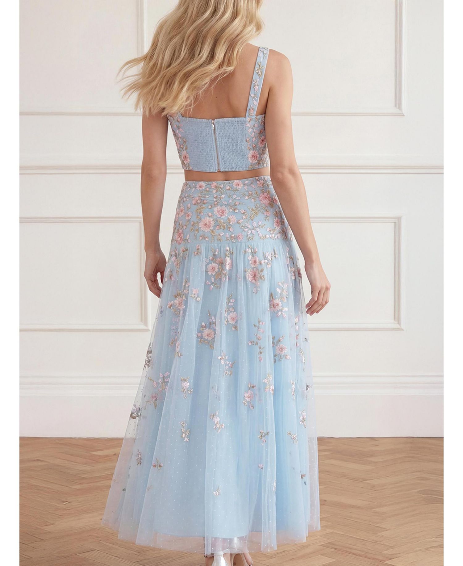 Women's Eden Rose Floral-Print High-Waisted Maxi Skirt