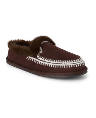 Kodiak Faux Shearling Lining Moccasin Slippers