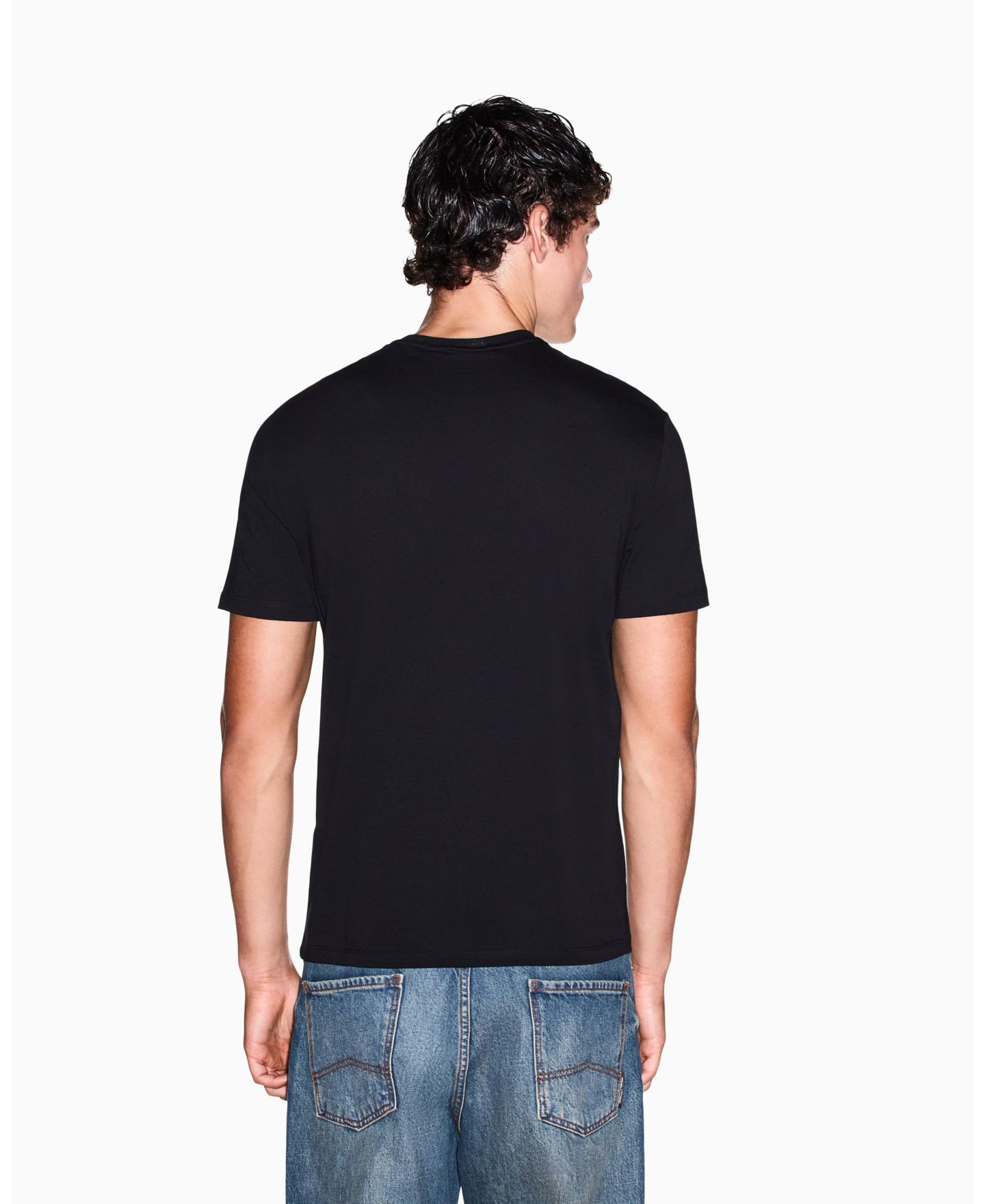 Мужская футболка A|X Armani Exchange Box Logo, цвет: Alloy — фото 18