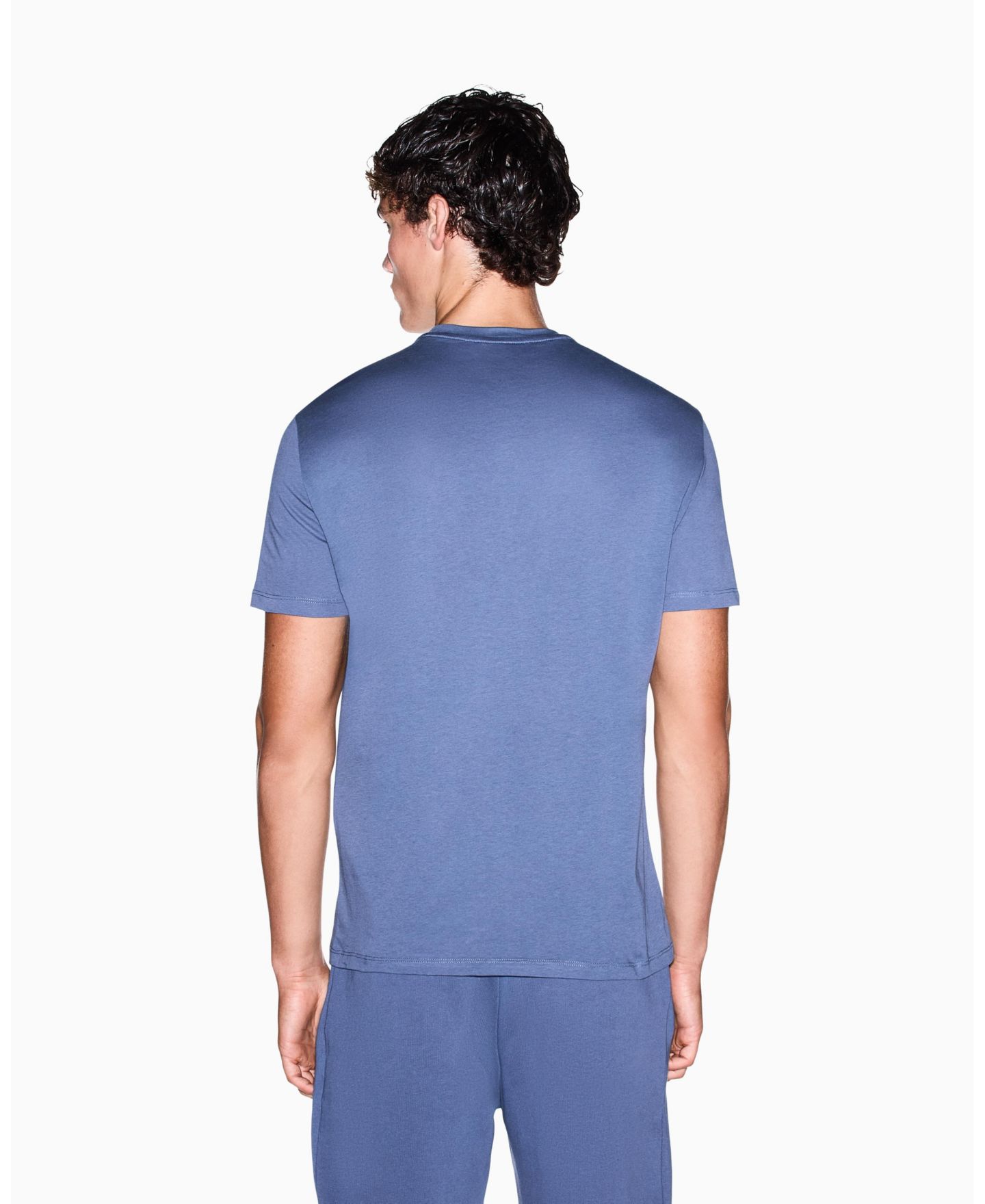 Мужская футболка A|X Armani Exchange Box Logo, цвет: Alloy — фото 19