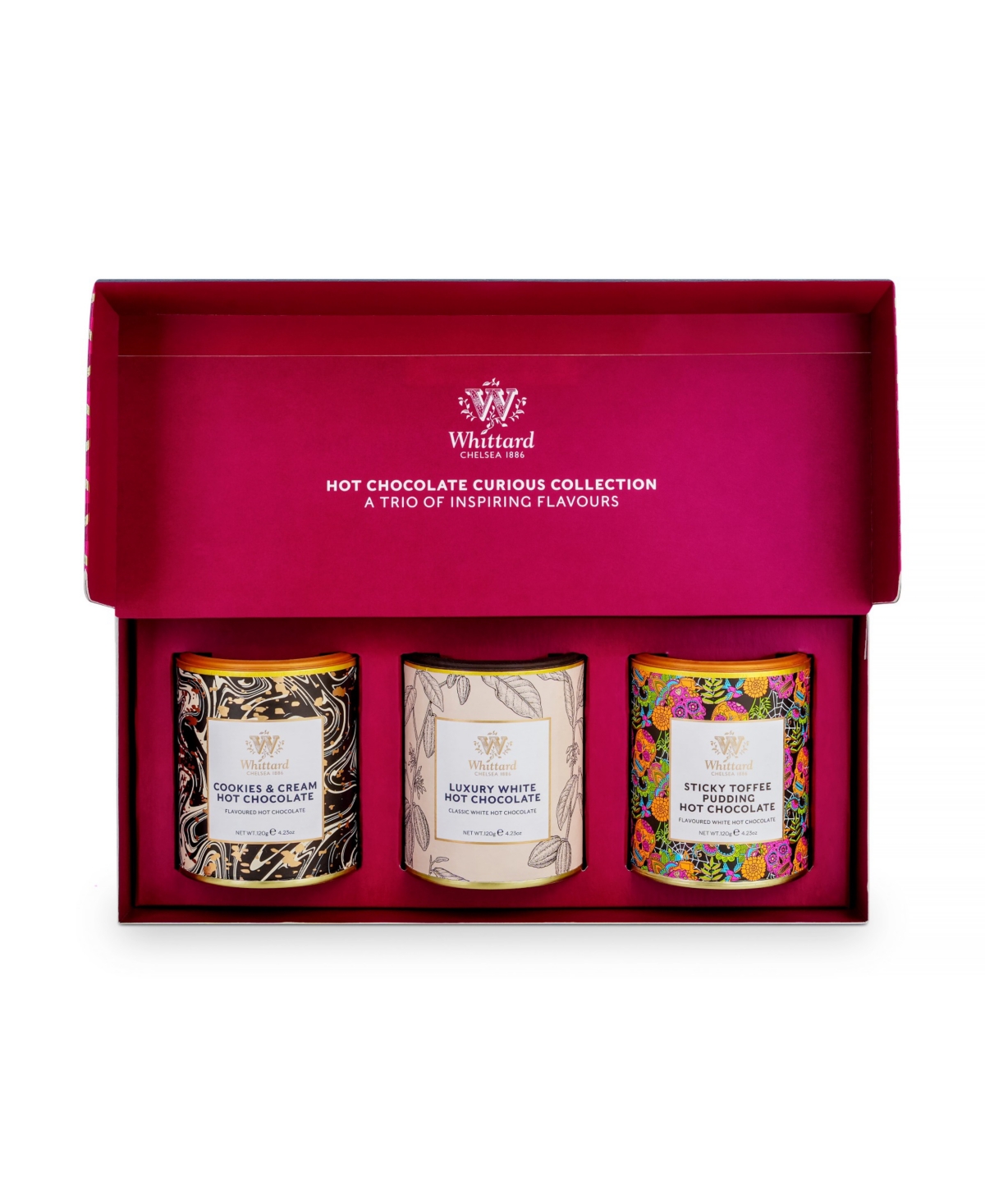 Whittard of Chelsea Curious Hot Cocoa Collection, 4.23 oz.