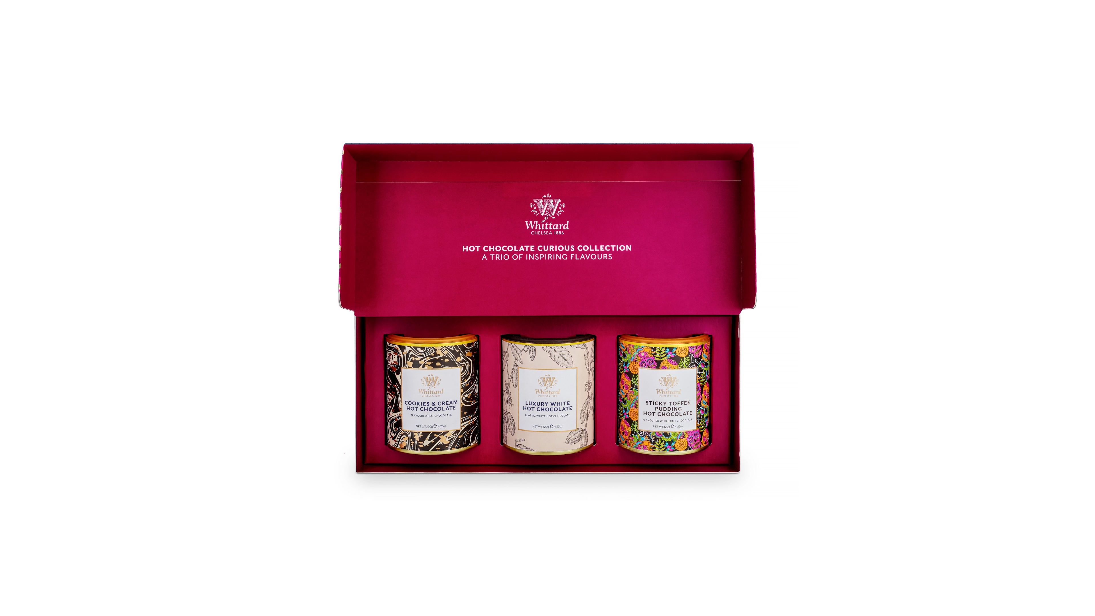 Whittard of Chelsea Curious Hot Cocoa Collection, 4.23 oz.