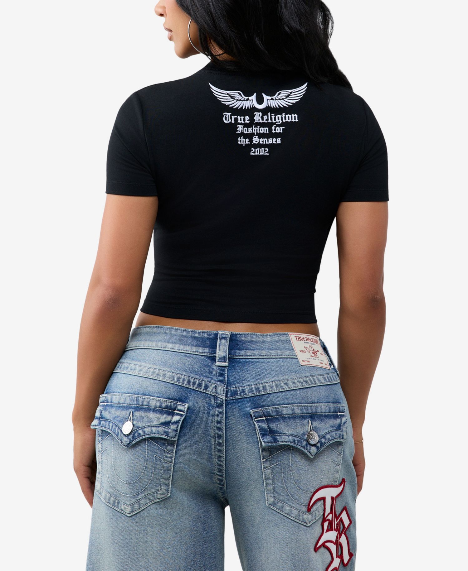 Women's Cropped Crewneck T-Shirts