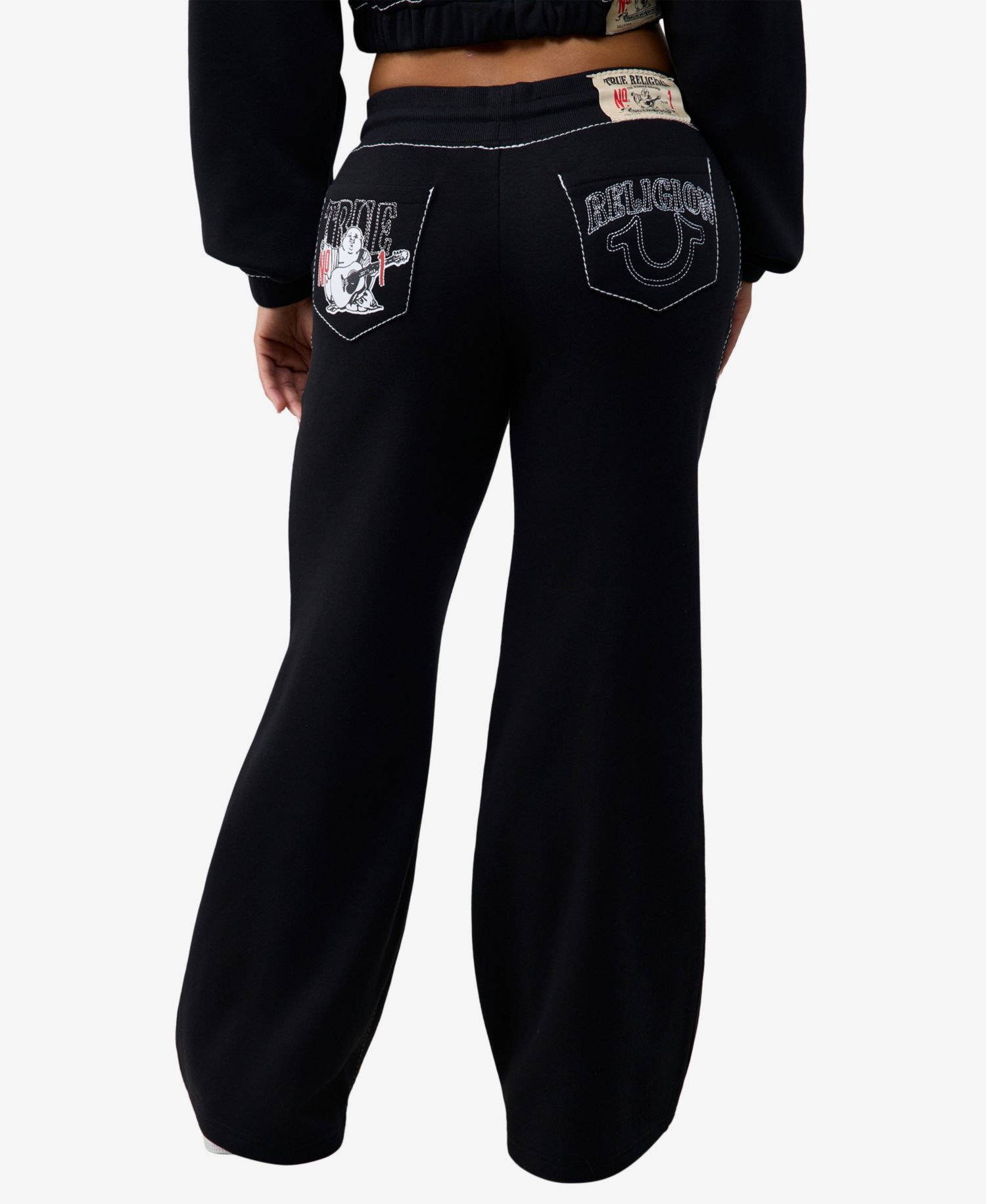Women's Mid-Rise Wide-Leg Sweatpants