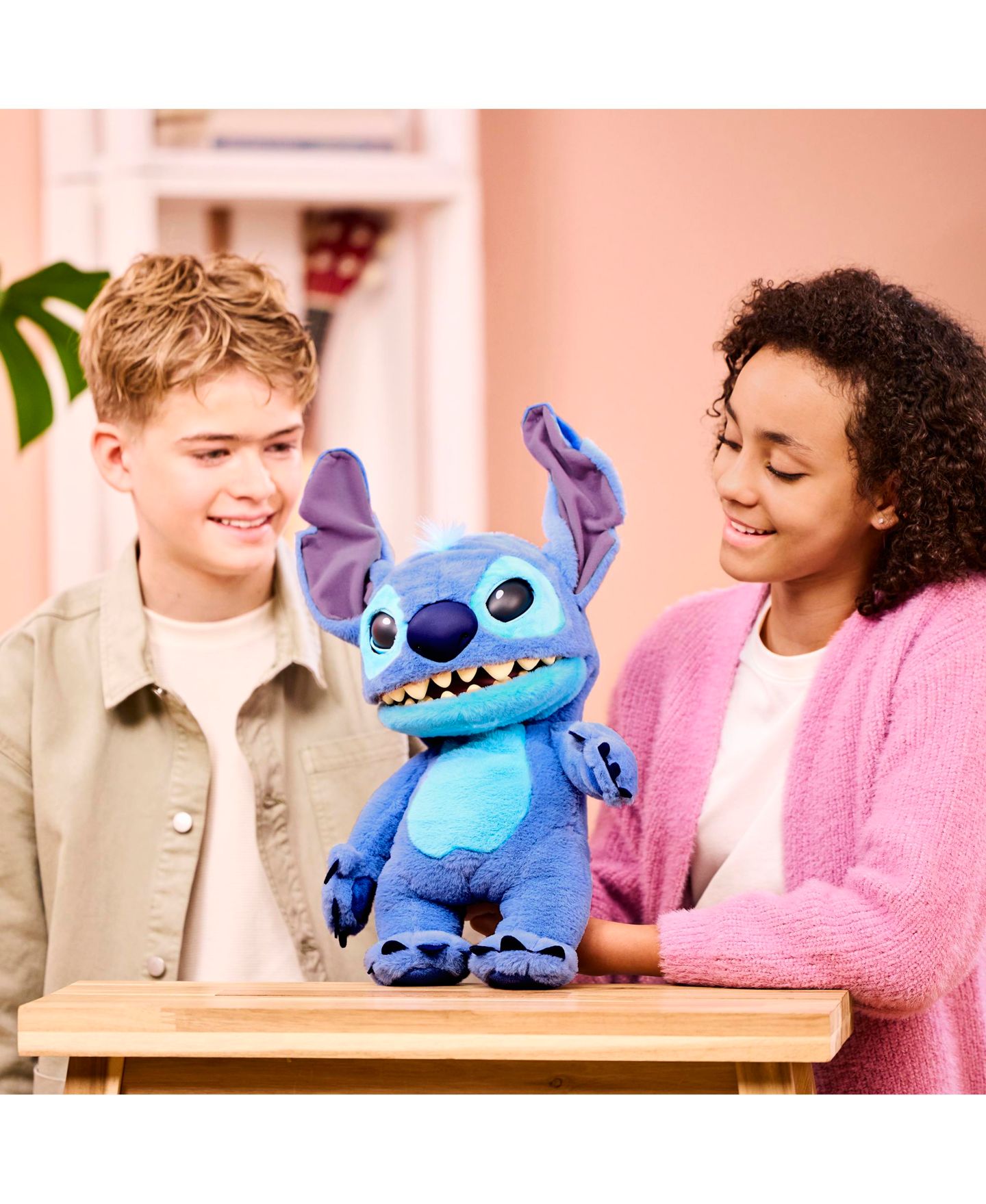 Детская мягкая игрушка WOW! STUFF Stitch 18" Interactive Puppetronic Plush, цвет: Синий — фото 5