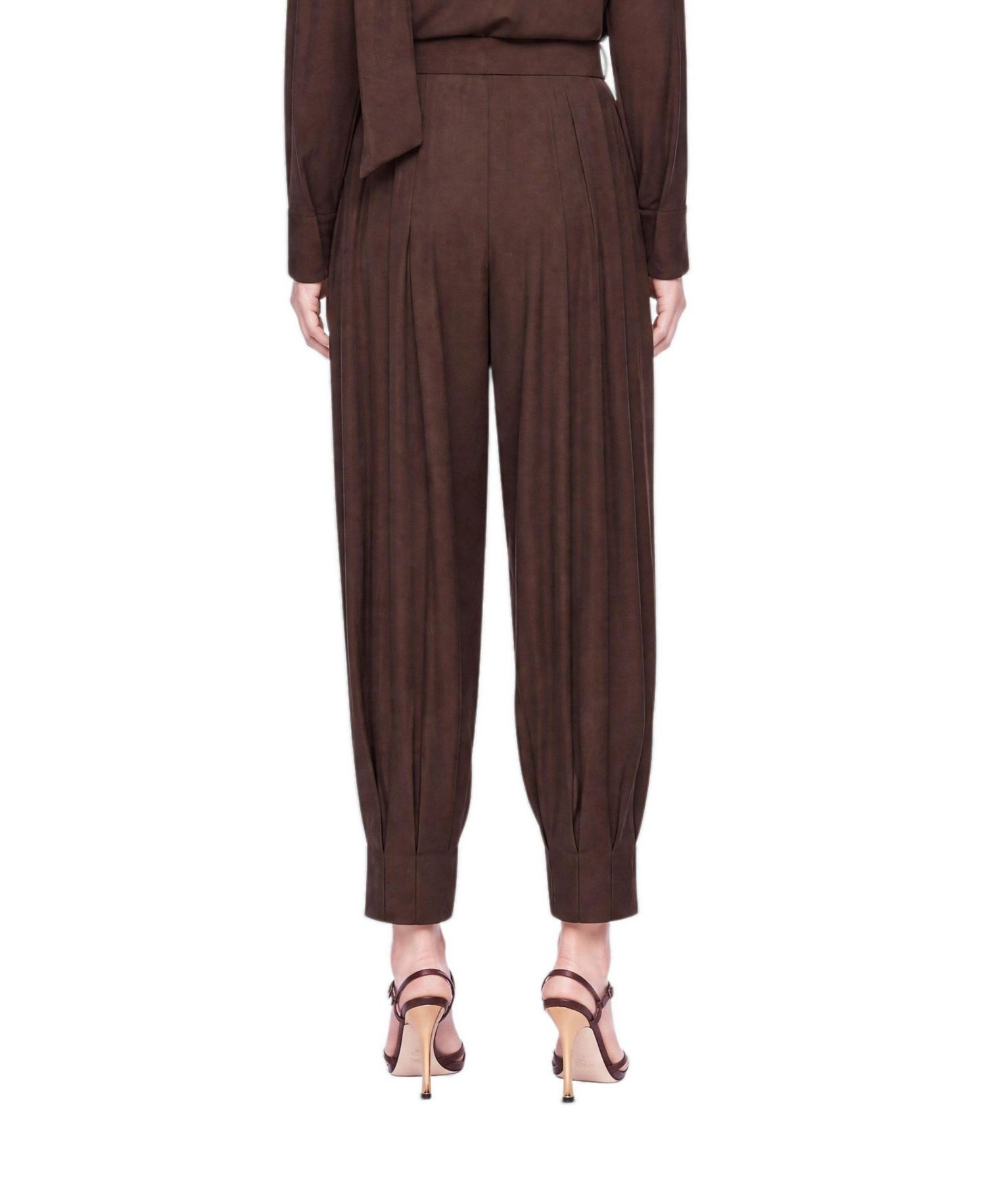Women's Belted Harem Trousers