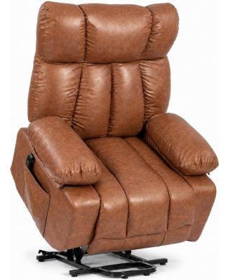 Swivel Rocker Recliner Lift Chair with Massage, Heat and USB Port, Manual Rotation