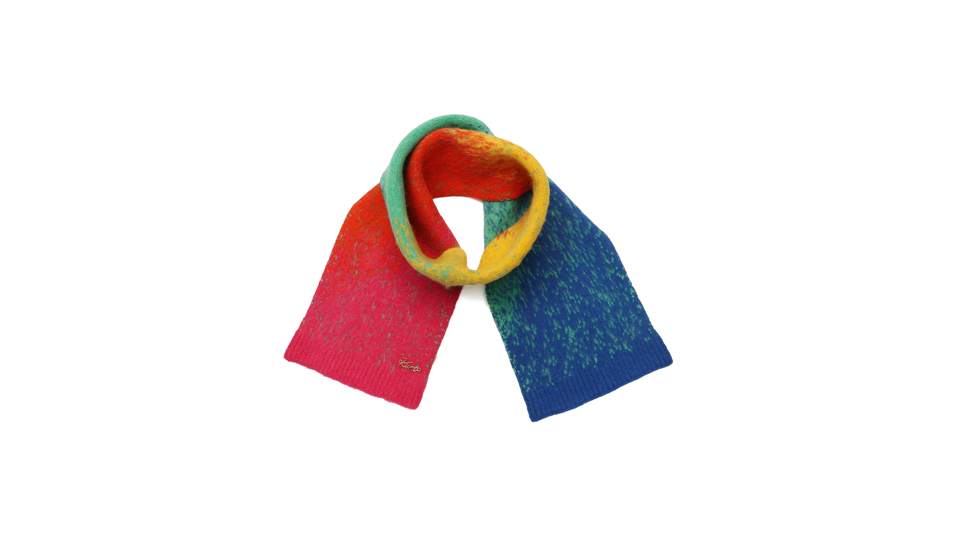 Kurt Geiger Gradient Knit Pixel Scarf