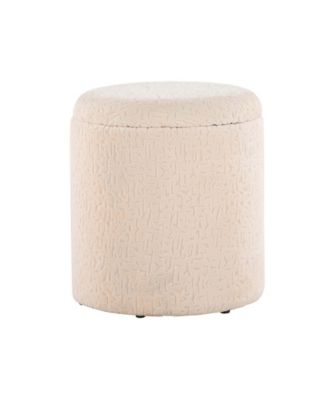 Tahoe 18" Upholstered Storage Ottoman