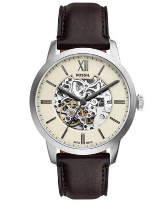 Men's Automatic Townsman Leather Watch 44mm