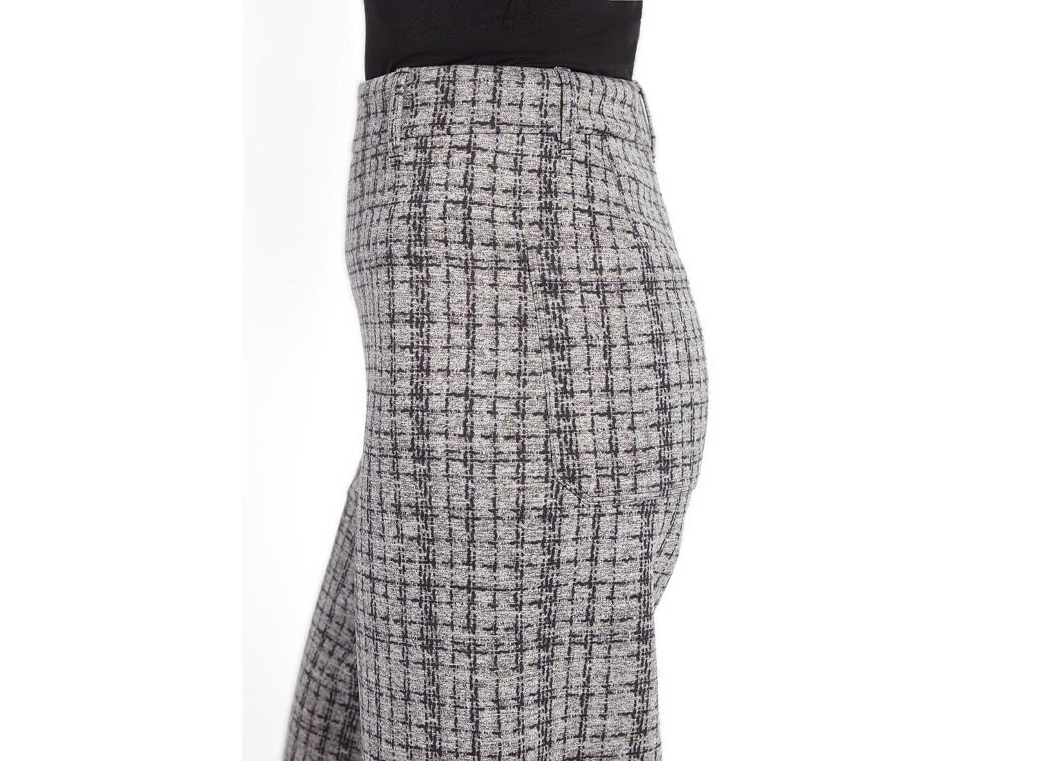 Women's Erin High-Waist Wide-Leg 4-Way Stretch Neoprene Knit Pants