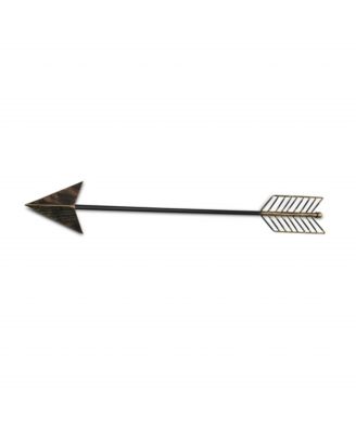 Burnished Tone Metal Arrow Wall Decor