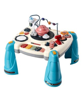 Baby Spacecraft Musical Learning Table Star Projector 12 Game Modules Activity Table, Ages 6–18 Months
