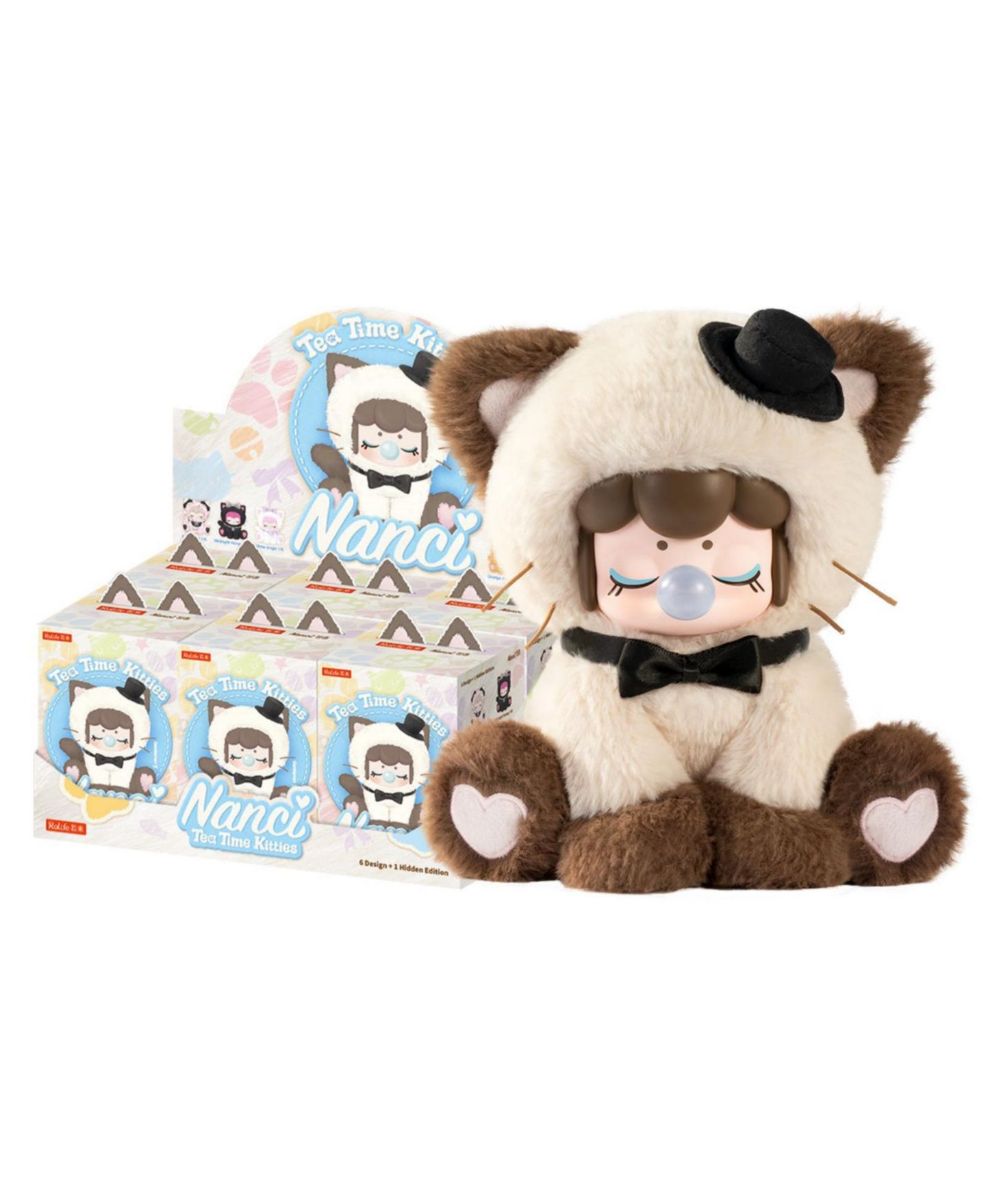 Детская мягкая игрушка Robotime Tea Time Kitties Blind Box Plush Figure — фото 2