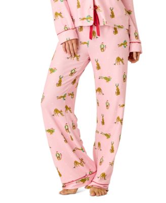 Women's Very Merry Holiday Leopard Print Jogger Pants