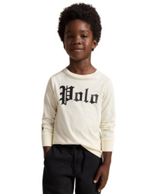 Boys' 2T-7 Long-Sleeve Logo T-Shirt