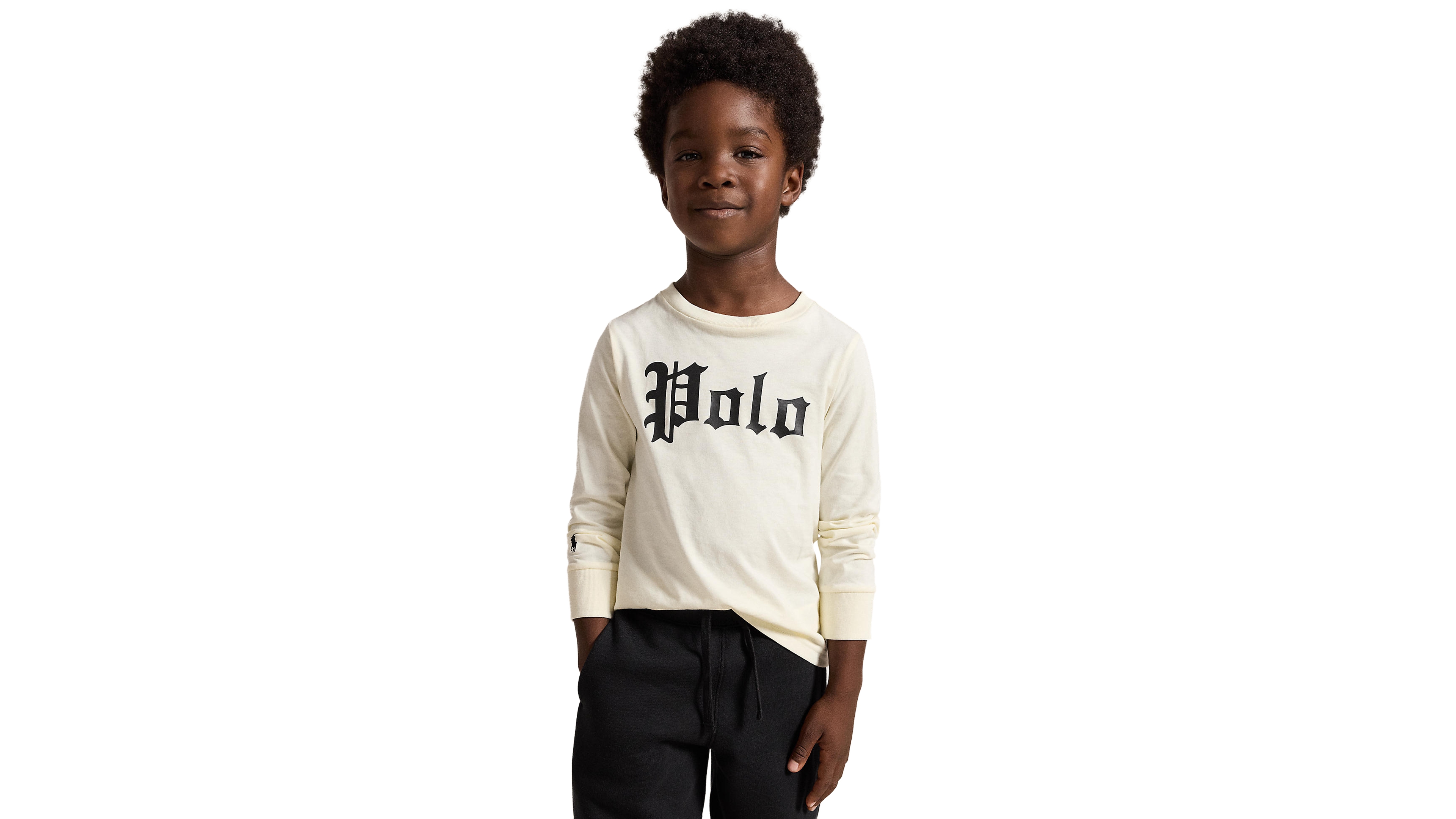 Polo Ralph Lauren Boys' 2T-7 Long-Sleeve Logo T-Shirt