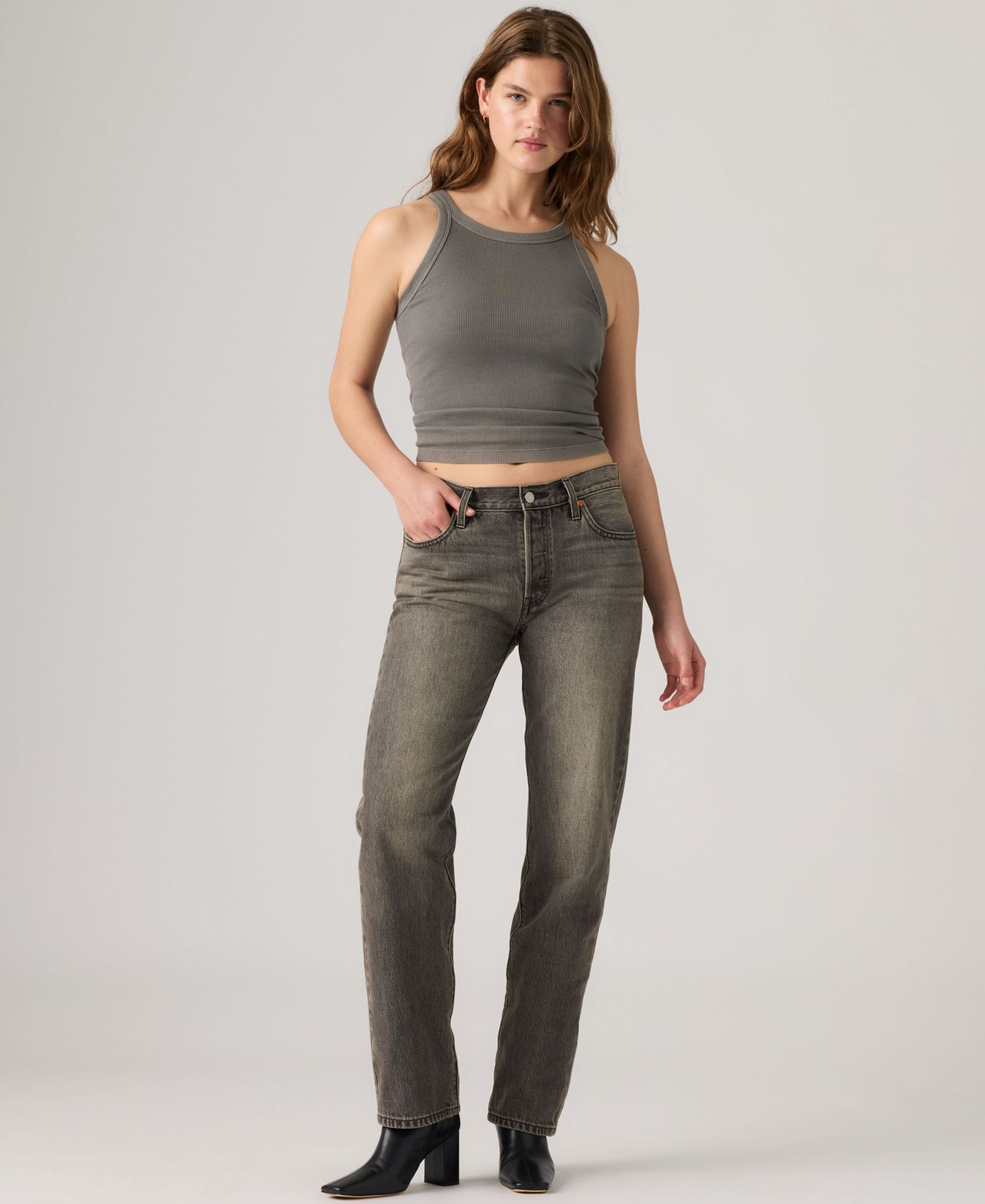 Premium Women's 501 90's Mid-Rise Straight-Fit Jeans 30"