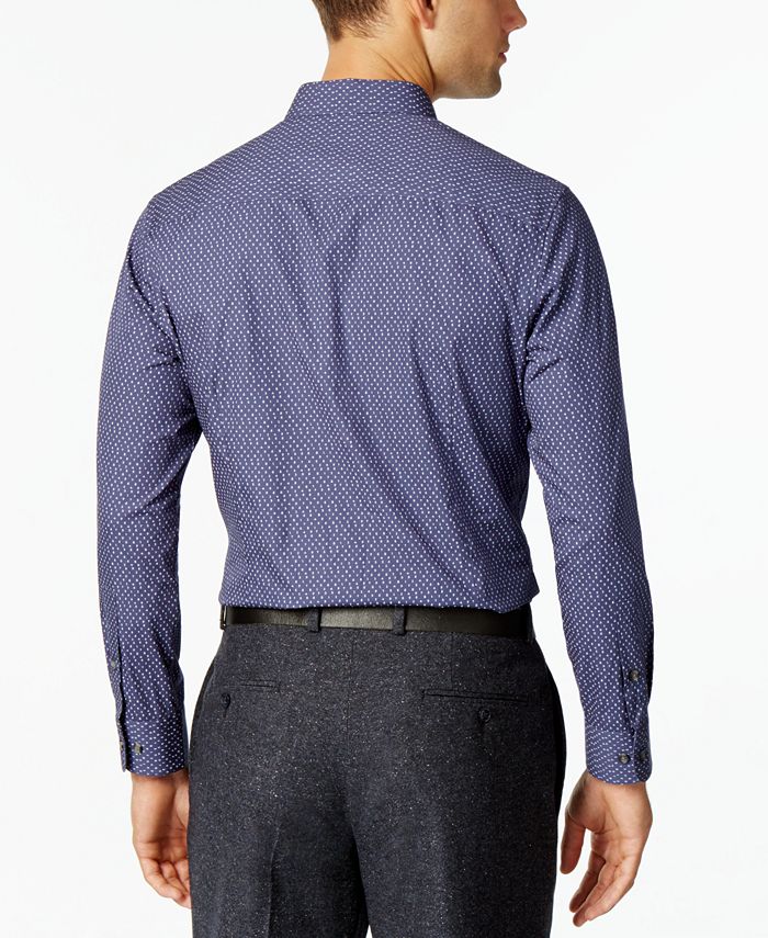 macy's men's slim fit dress shirts