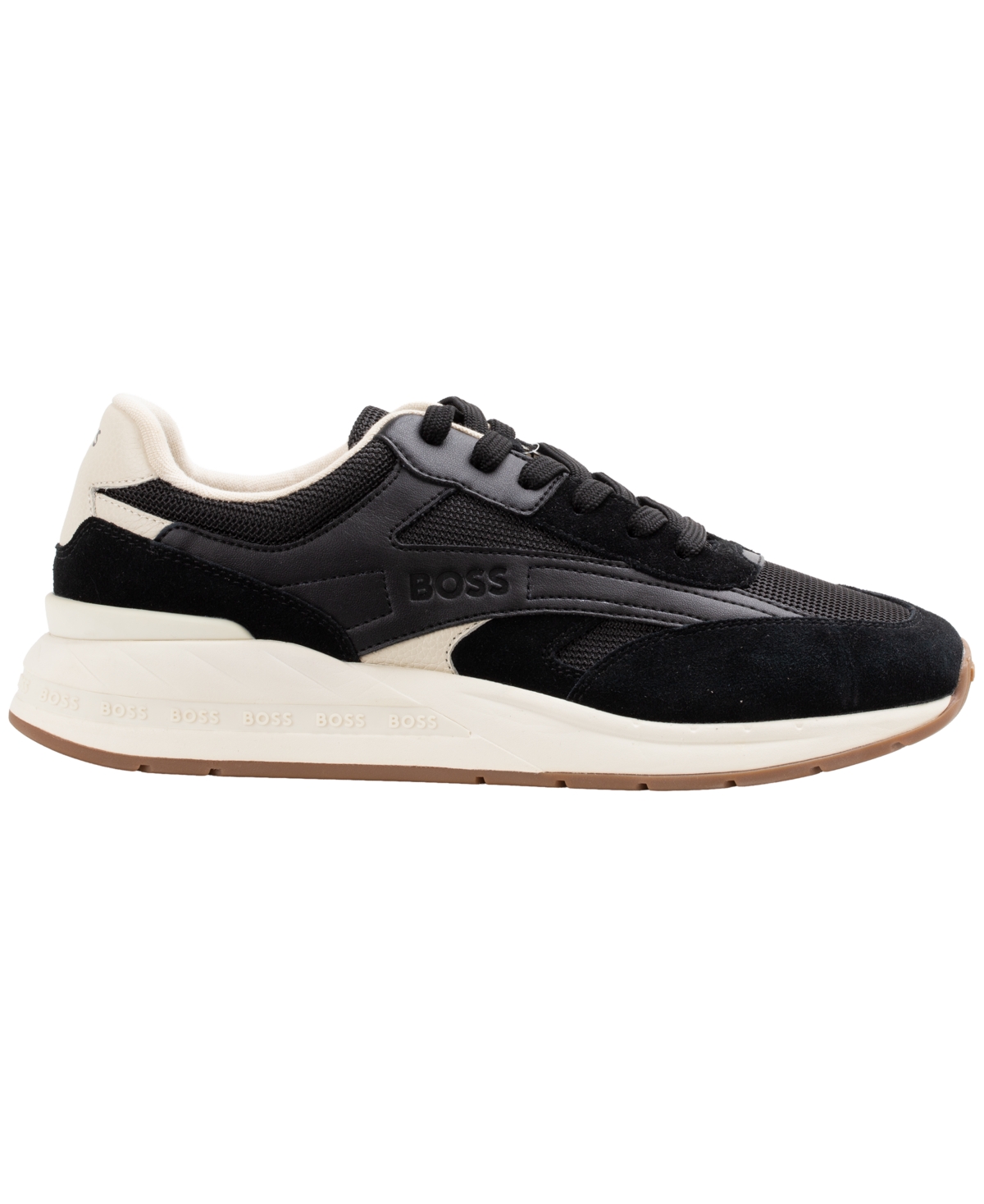 Hugo Boss Men's Kurt Runn Sdmx Leather Low-Top Sneakers