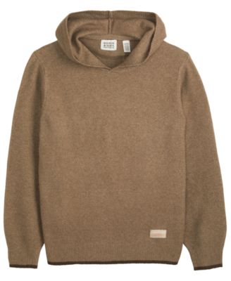 Men's Hooded Long-Sleeve Pullover Sweater