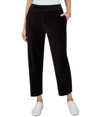 Petite Pull-On Elastic-Waist Pants