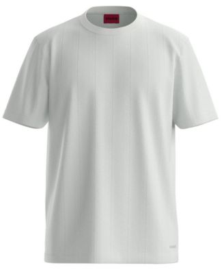 Hugo Boss Men's Dapolino Crewneck Herringbone-Stripe T-Shirt