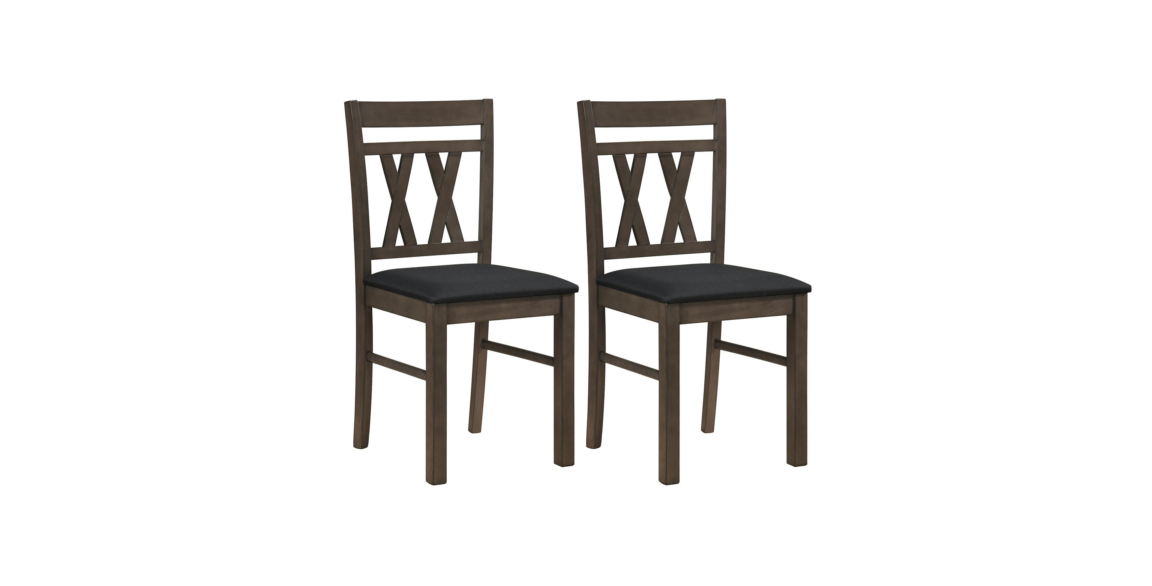 Costway Dining Chairs with Solid Rubber Wood Frames for Room, Living Room
