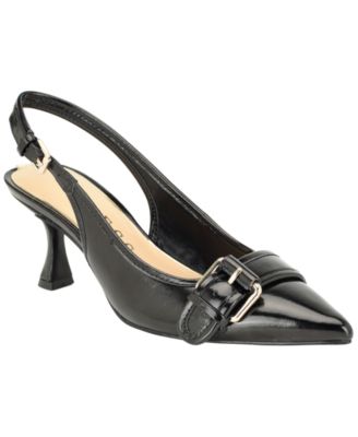Women's Andela Buckle Flared Heel Slingback Pumps