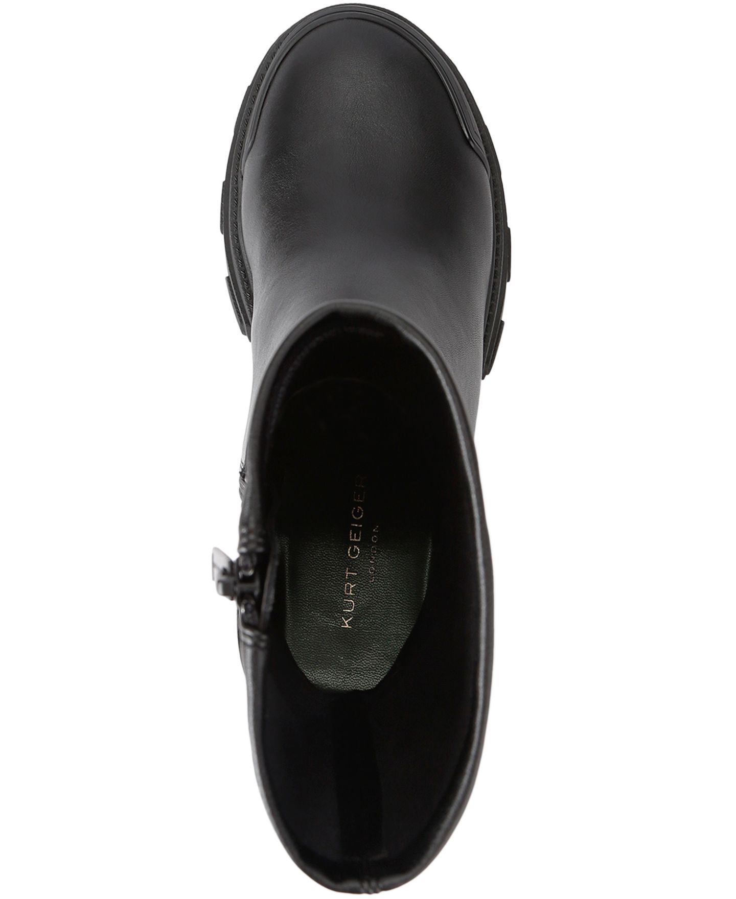 Женские ботинки Kurt Geiger London Stomp Sock Ankle, цвет: Чёрный — фото 4