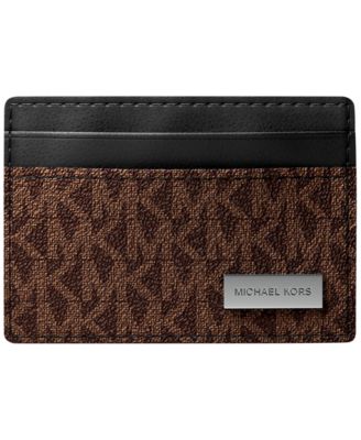 Men's Hudson ID Slot Signature Logo-Print Card Case