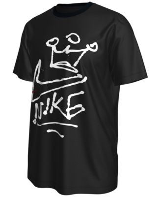 Men's Crown Graffiti-Style Graphic Classic Fit T-Shirt