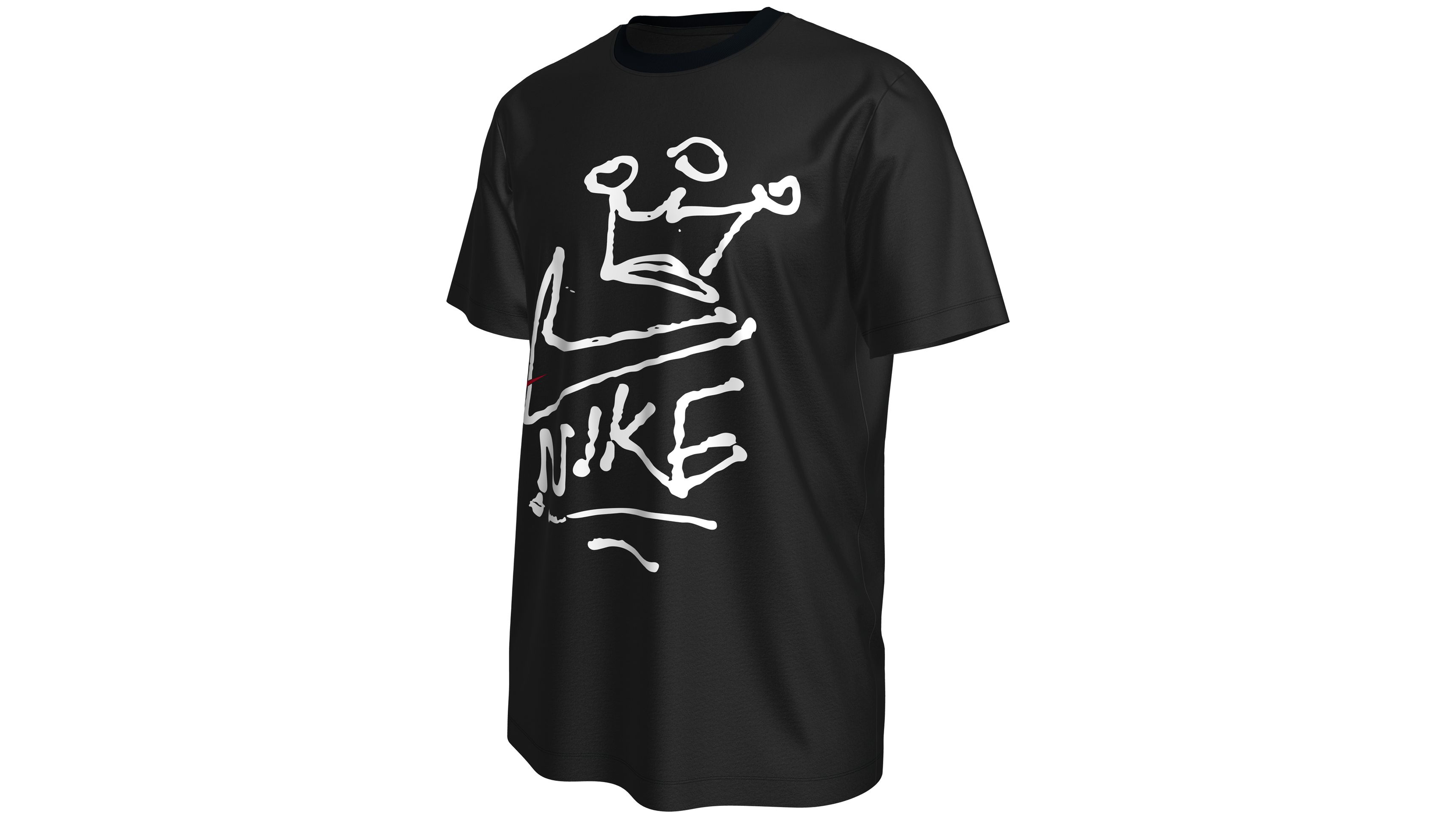 Nike Men's Crown Graffiti-Style Graphic Classic Fit T-Shirt