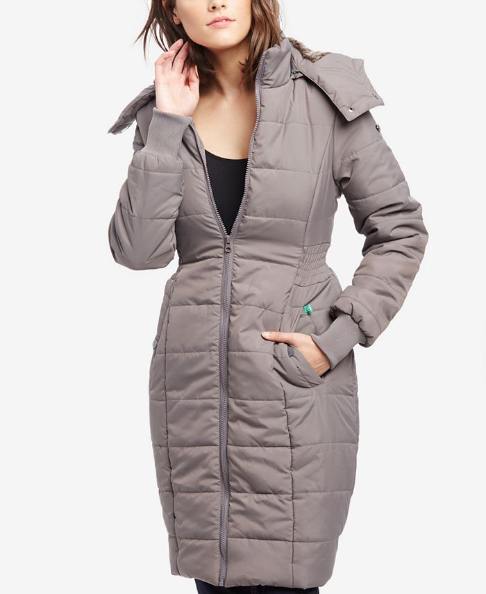 Motherhood Maternity Quilted Puffer Maternity Coat - Macy's