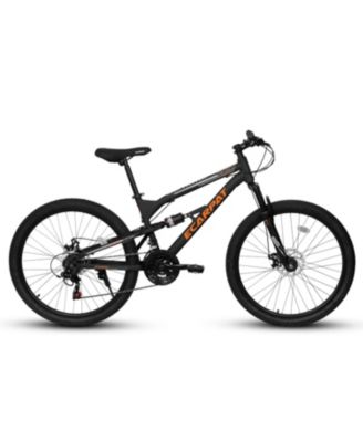 26 Inch Steel Frame Shock Fork Plus Shock Absorber 21-speed Unisex Mountain Bike