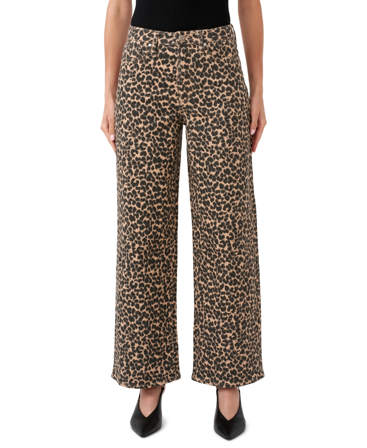 Rm By Rebecca Minkoff Women's Rm Rebecca Minkoff Cheetah Wide Leg Jean