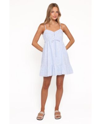 Women's Keaton Floral-Print Sweetheart Sleeveless Mini Dress