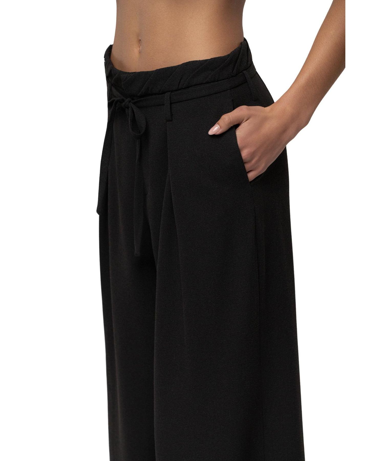 Women's Refined Ease High-Waisted Wide-Leg Pleated Pants