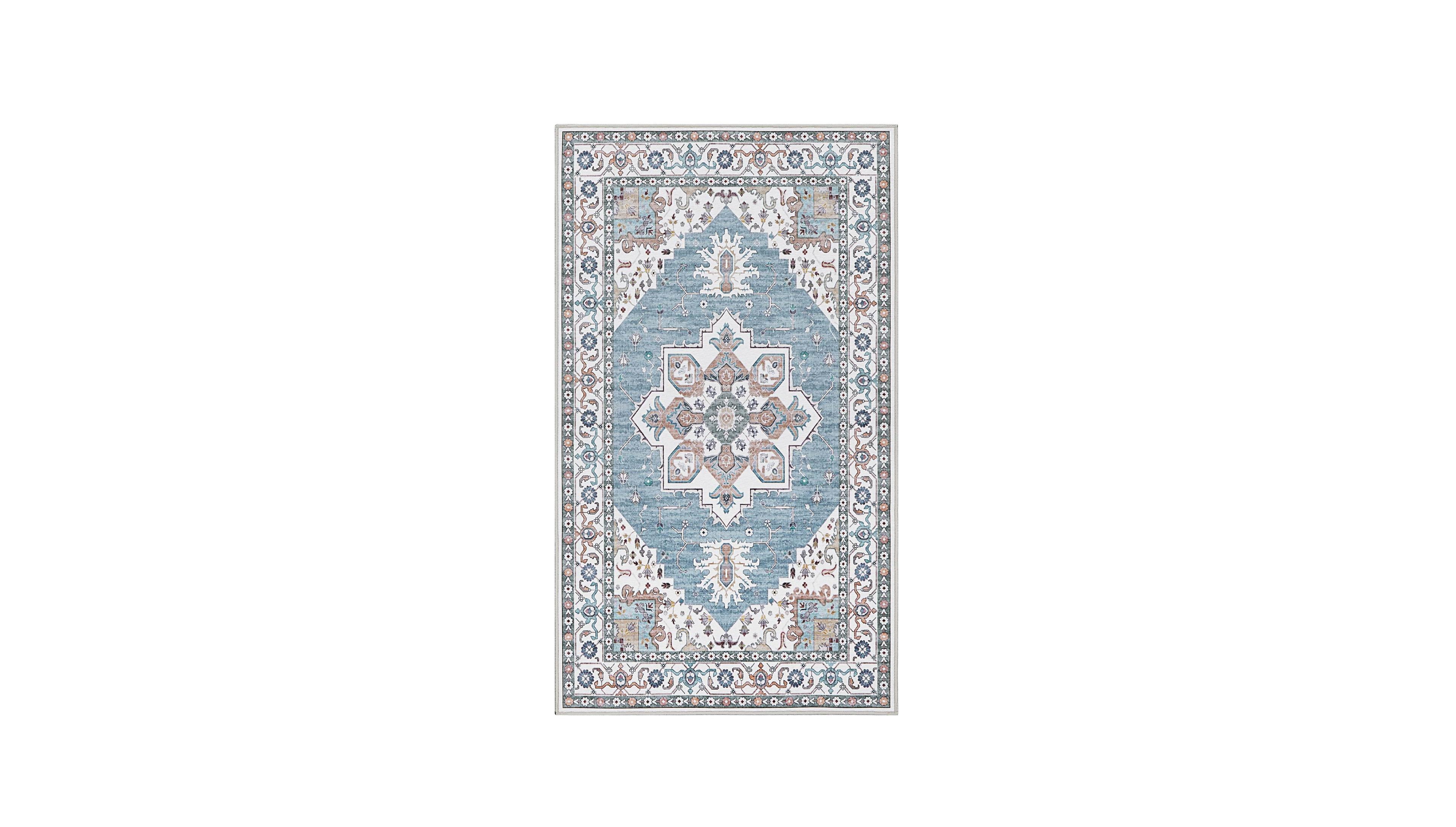 Laura Ashley Florence Medallion Slip Resistant Accent Rug, 26" x 45"