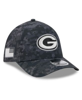 Men's Black Green Bay Packers 2026 Salute to Service 39THIRTY Flex Hat